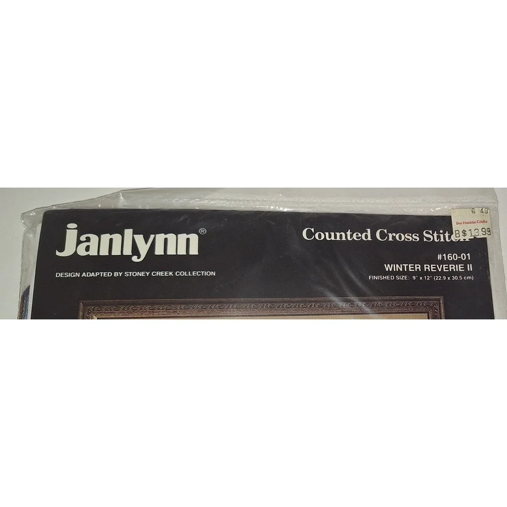 janlynn counted cross stitch kit‎ Winter Reverie II #160-01